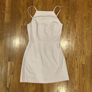 French Connection Pale Pink Strappy Mini Dress